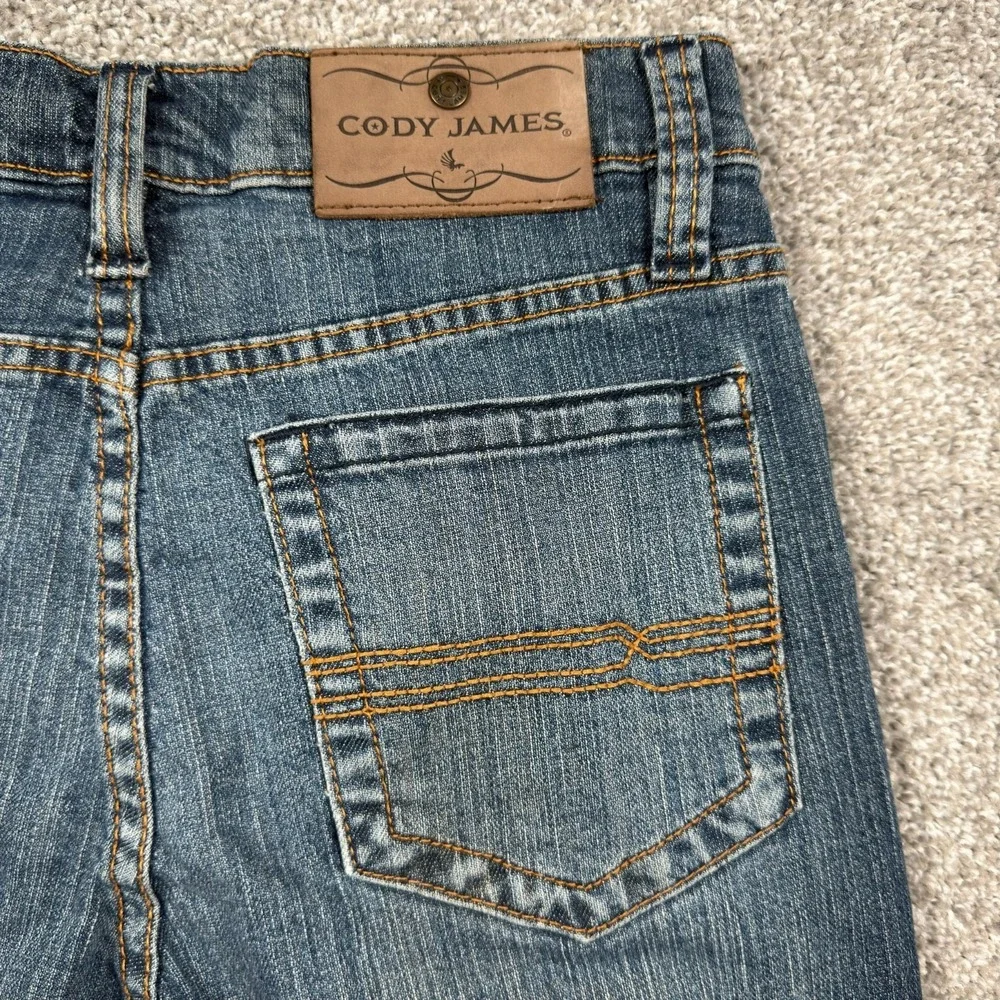 Cody James Straight Leg Jeans Men's 28x30 Blue Medium Wash Stretch Western Denim
